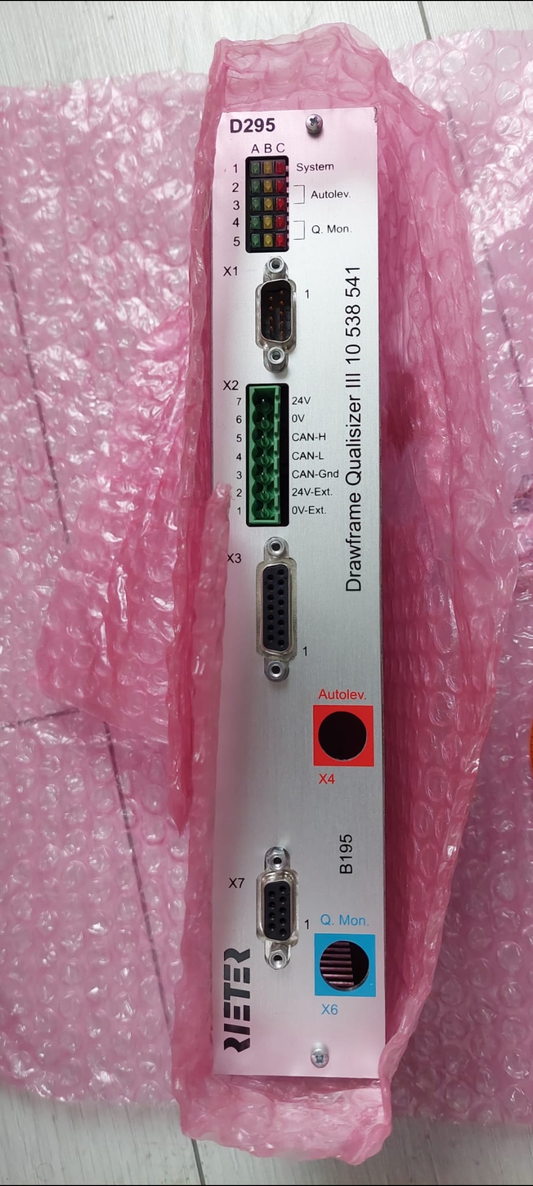 D295 Quality Monitor